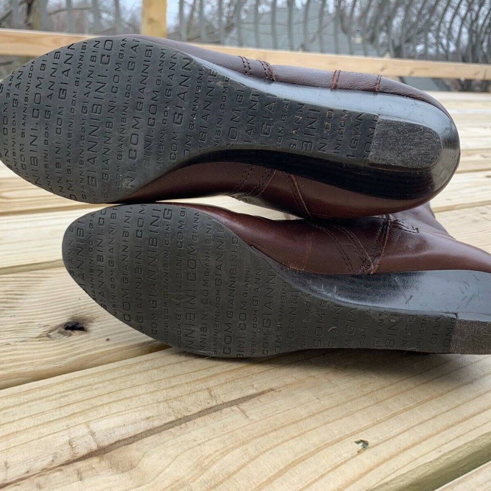 Gianni Bini Leather Riding Boots Roscoe Size 8.5 - Picture 6 of 6